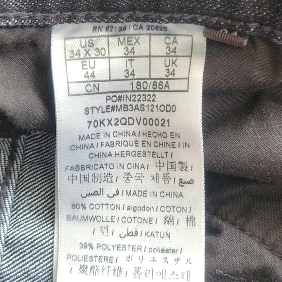 Last Chance, Guess jeans, men's dark blue - Picture 2 of 4